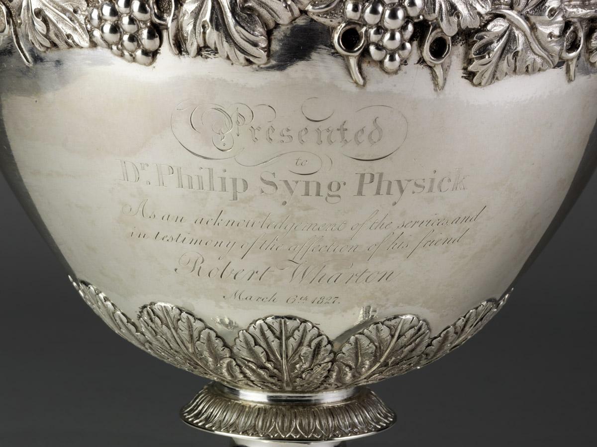 2000.0026 Silver Pitcher engraving