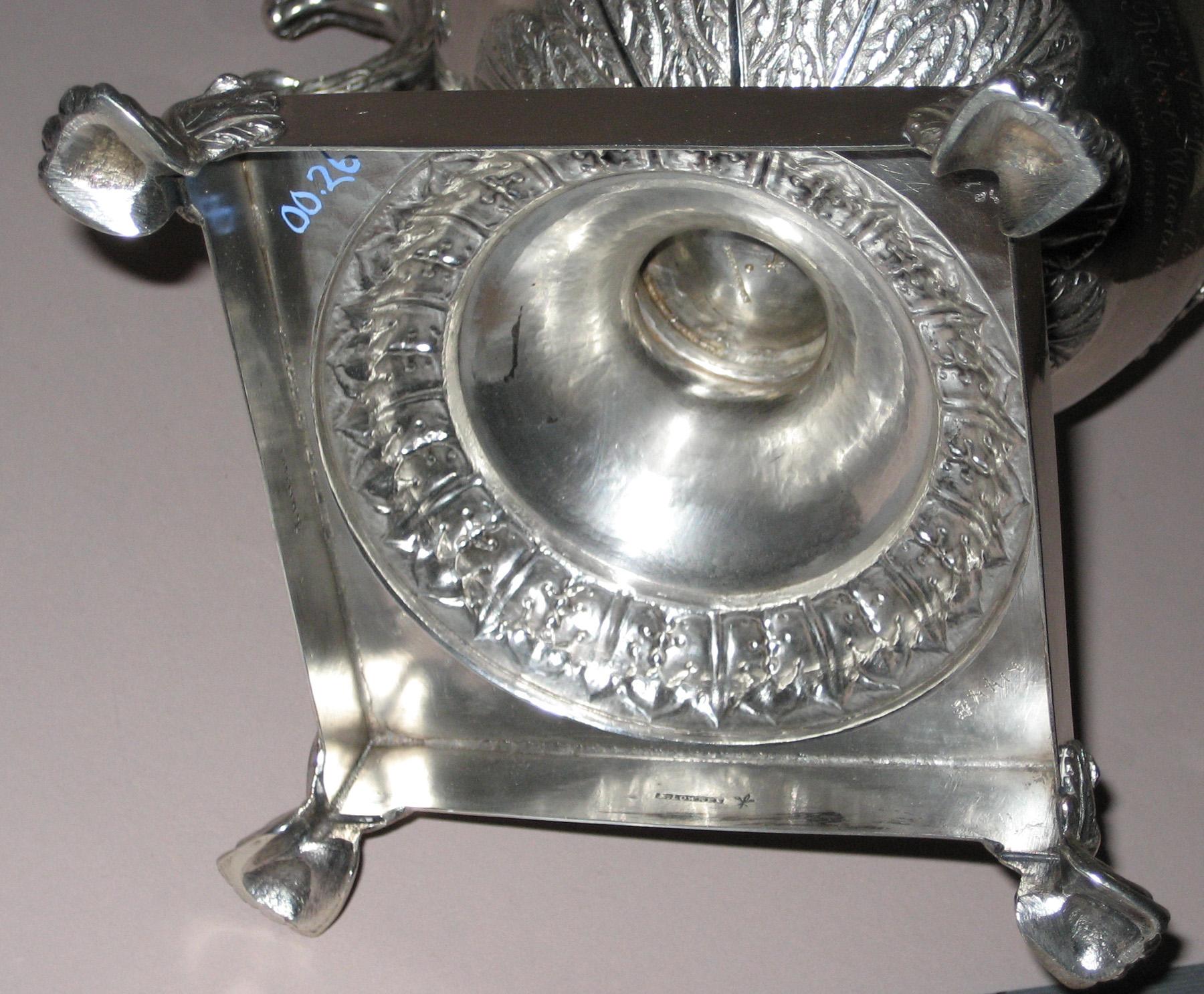 2000.0006 Silver ewer or pitcher (bottom - mark)