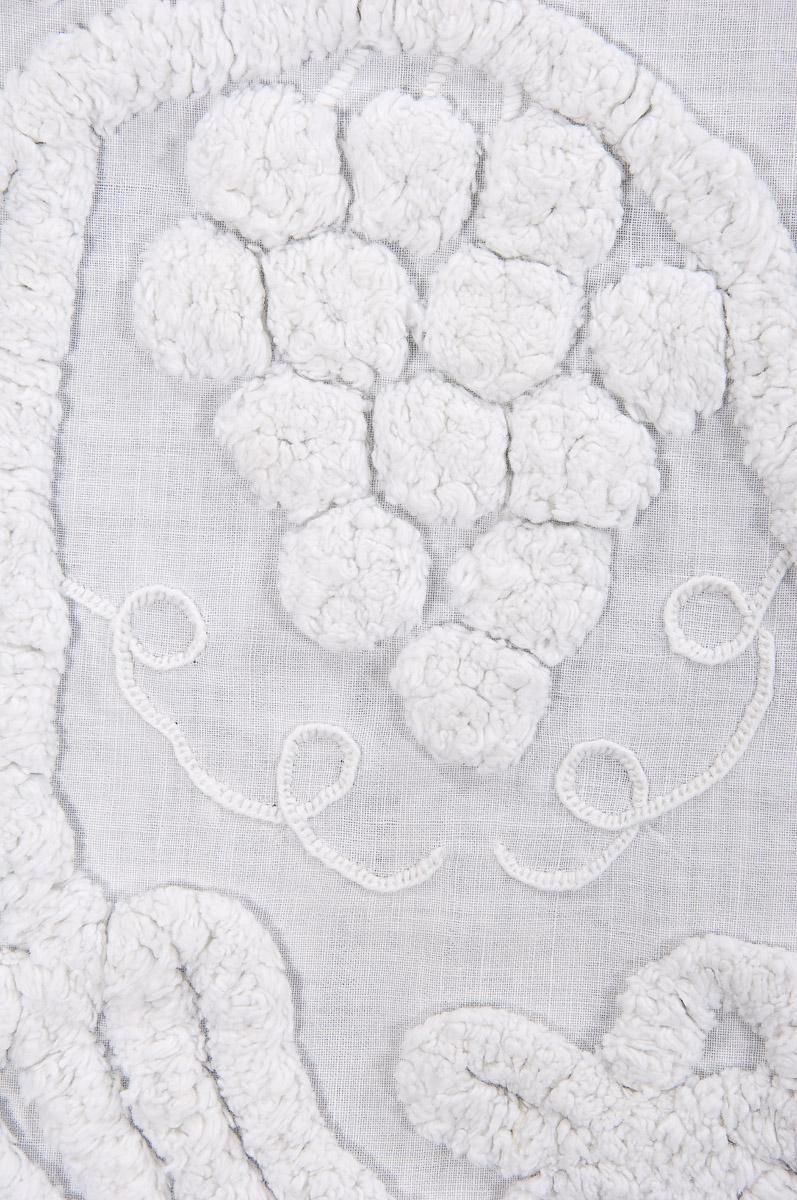 2000.0028.002 Bedcover, Bedspread, whitework (detail 1)
