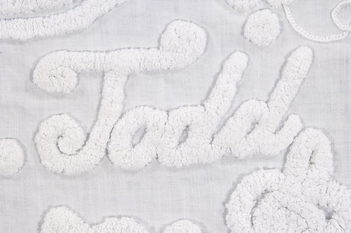 2000.0028.002 Bedcover, Bedspread, whitework (detail 3)