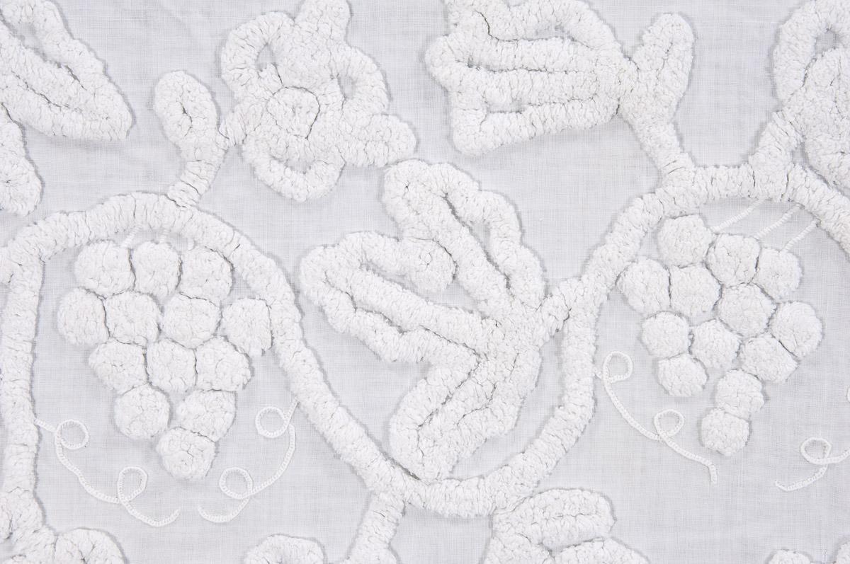 2000.0028.002 Bedcover, Bedspread, whitework (detail 5)