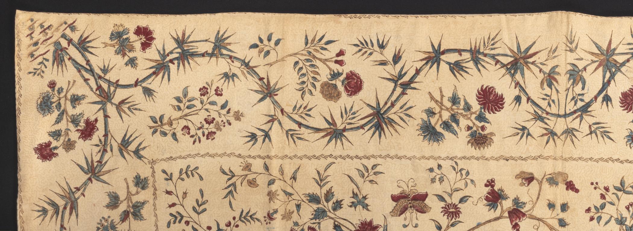 2000.0036 Bedcover, detail 10