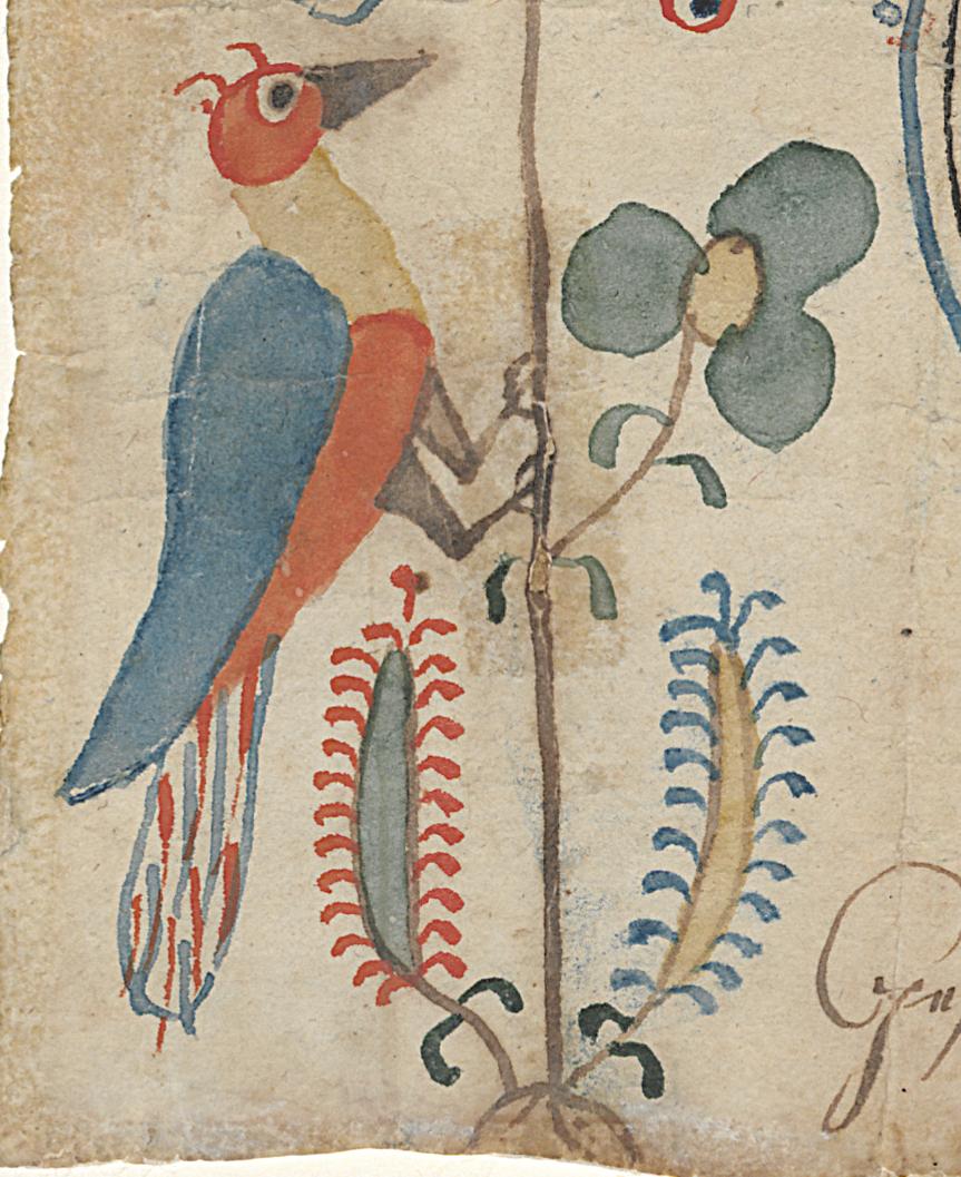 2000.0044.003 A Fraktur, Detail 5