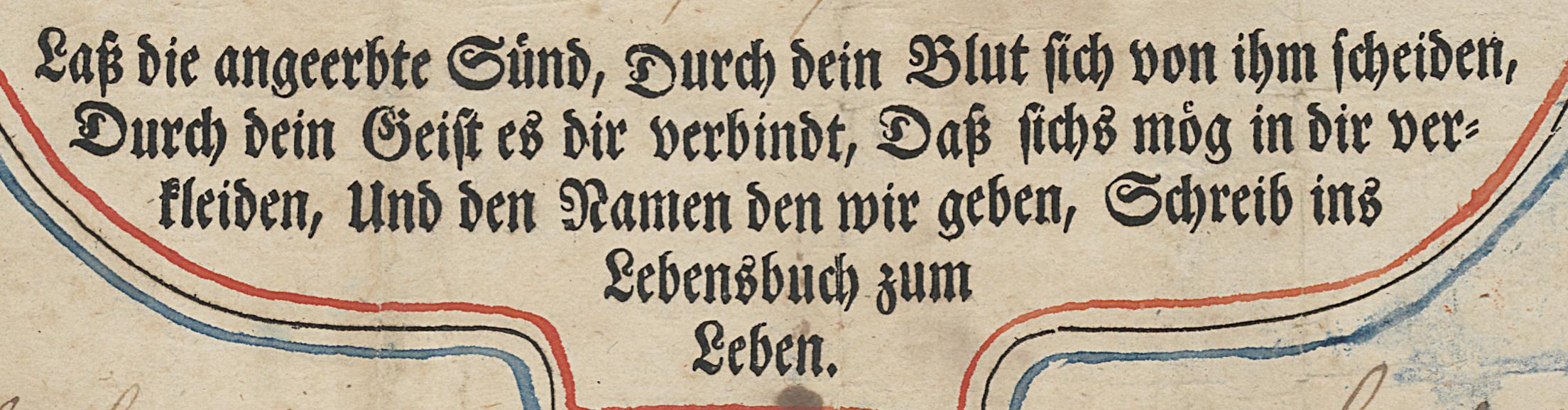 2000.0044.003 A Fraktur, Detail 8