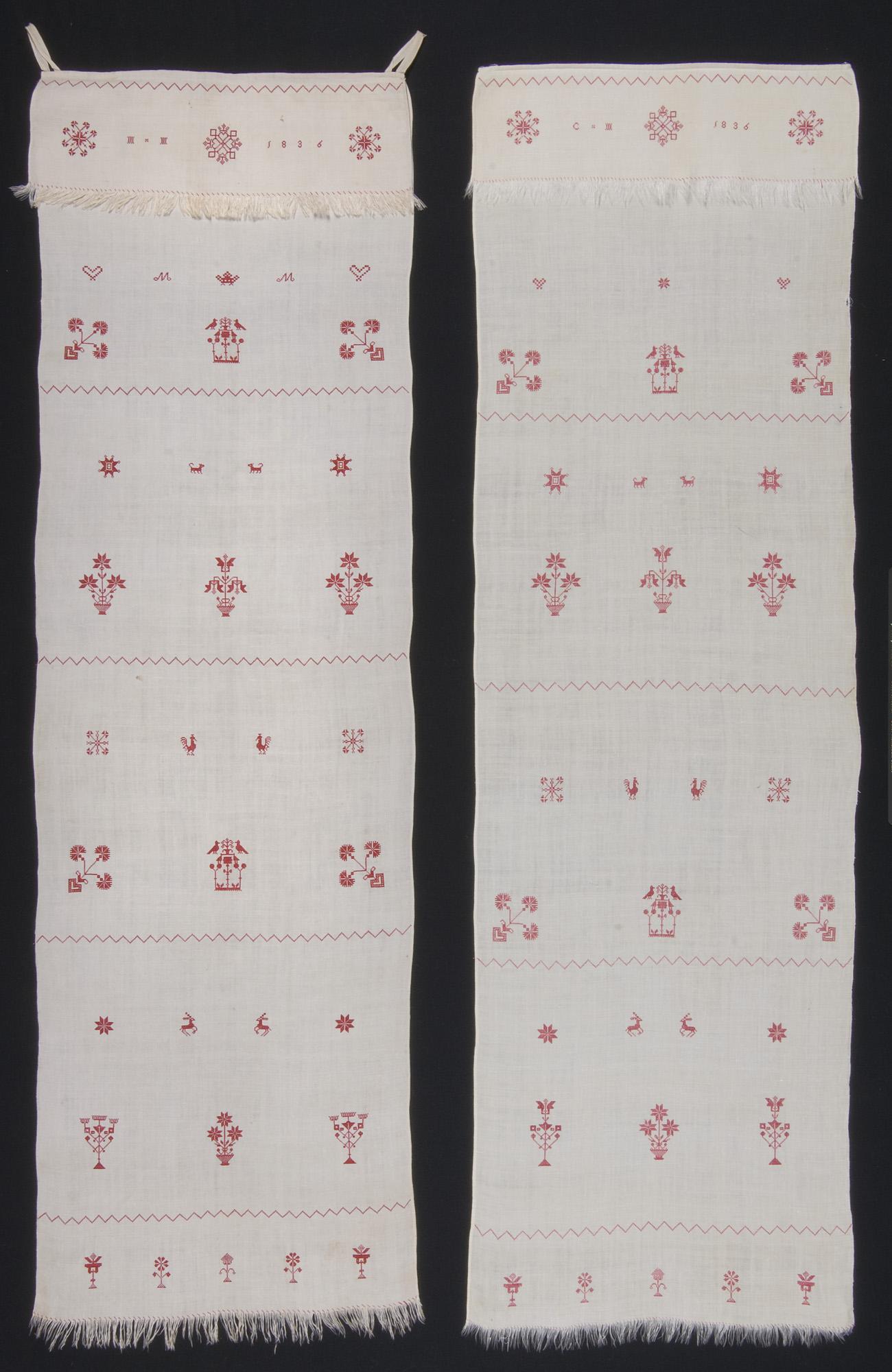 1994.0018 Towel, 2000.0047 Towel