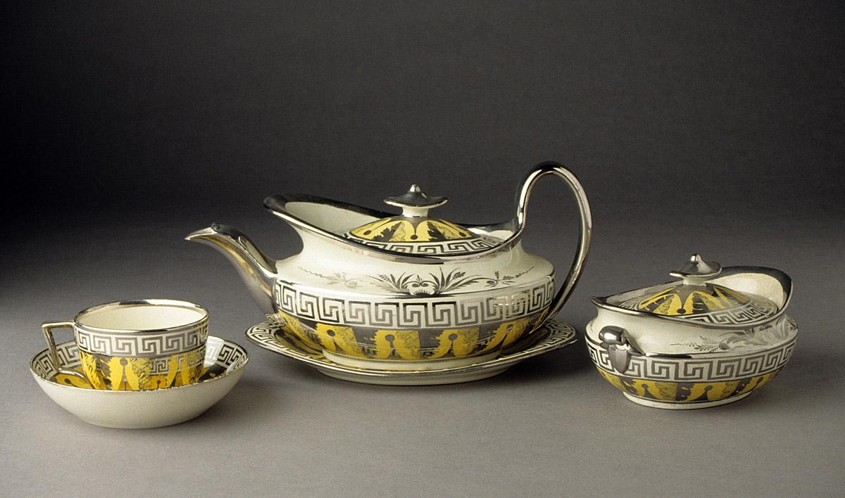 2000.0057.025, .026, .067, .022 Silver luster set