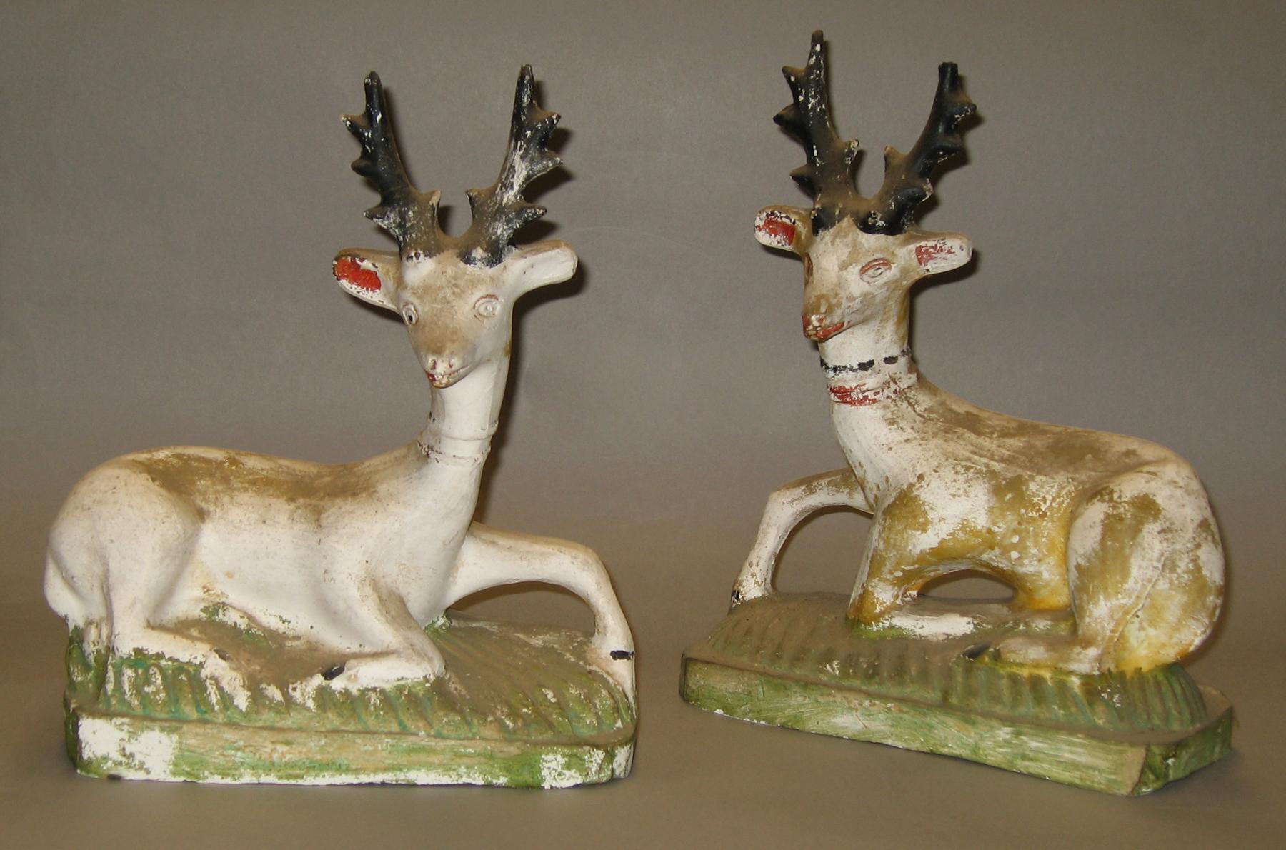 2000.0057.056, 2000.0057.055 Deer (stags)