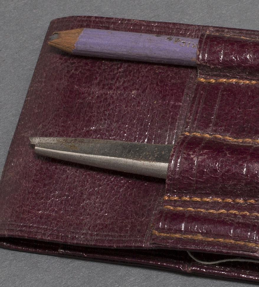 2000.0059.001 F-H Pencil, Scissors and Case, Detail 2
