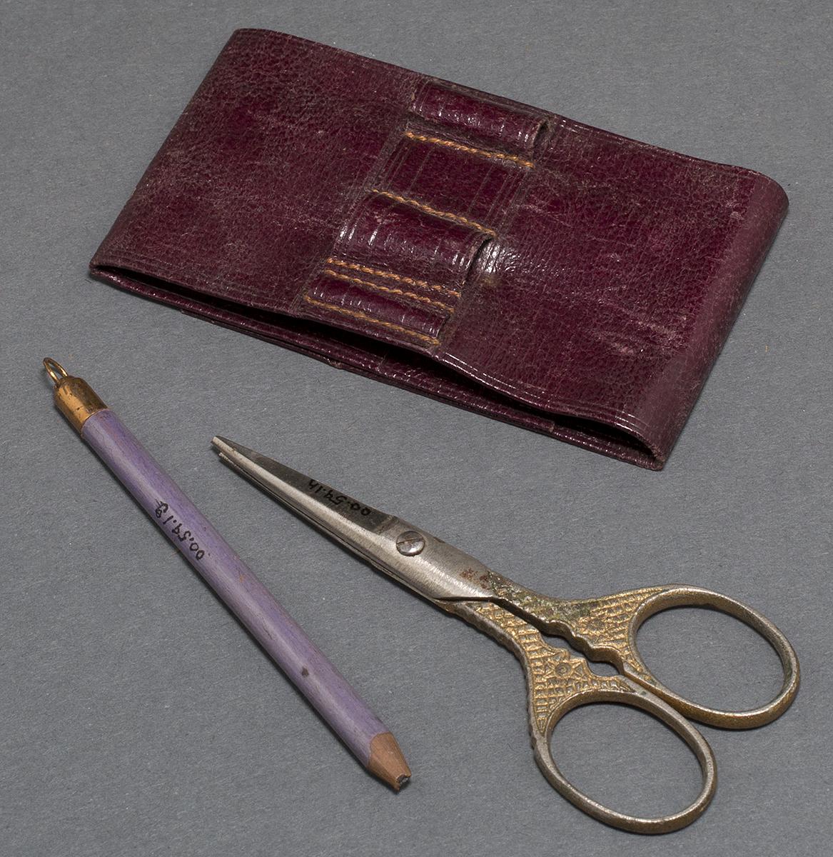 2000.0059.001 F-H Pencil, Scissors and Case, View 2