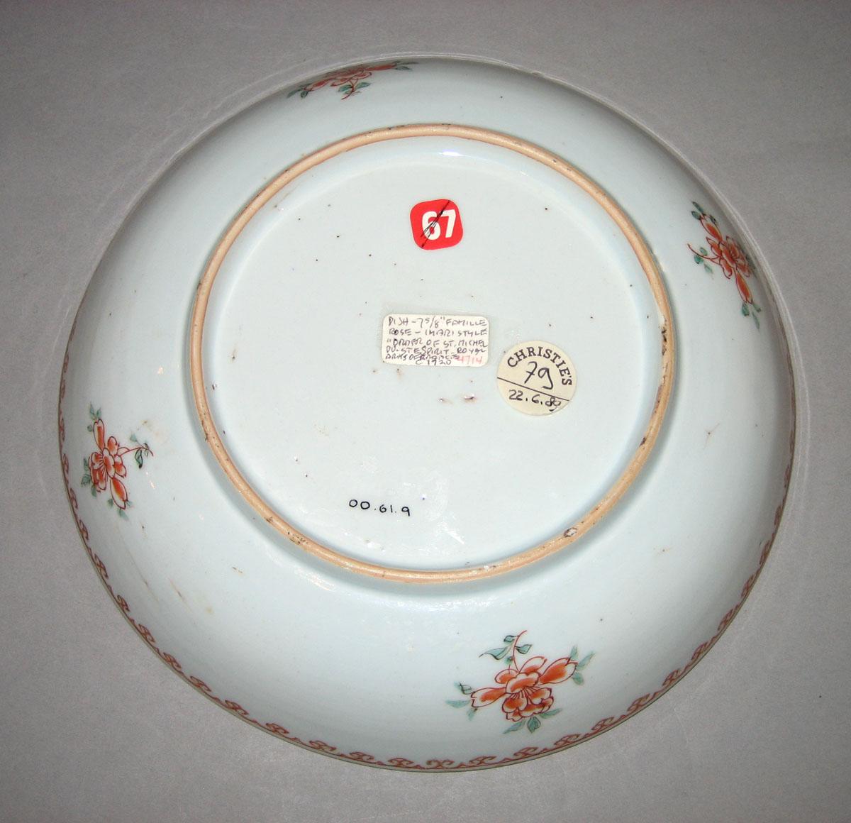 2000.0061.009 Porcelain dish underside