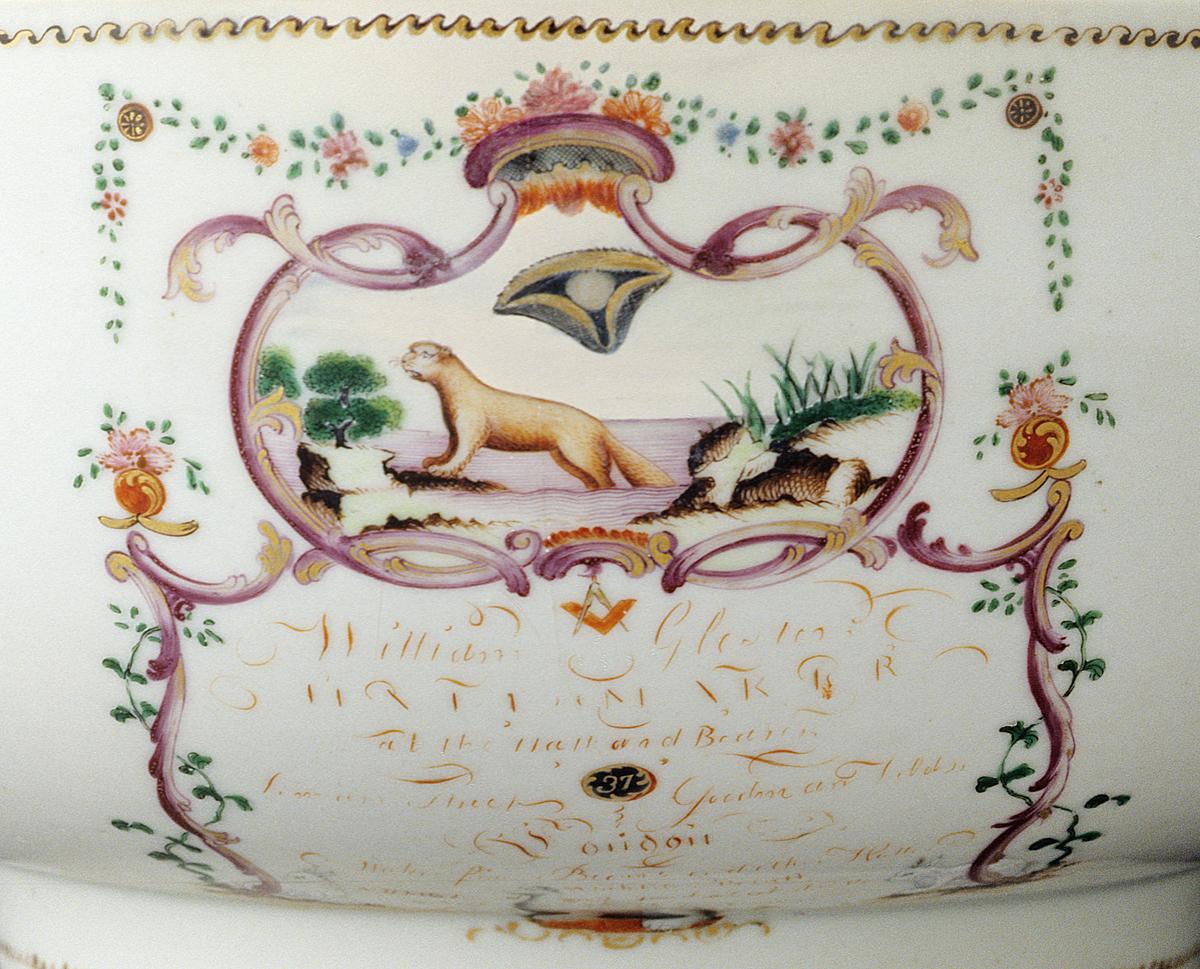 2000.0061.074 Porcelain bowl, detail 2