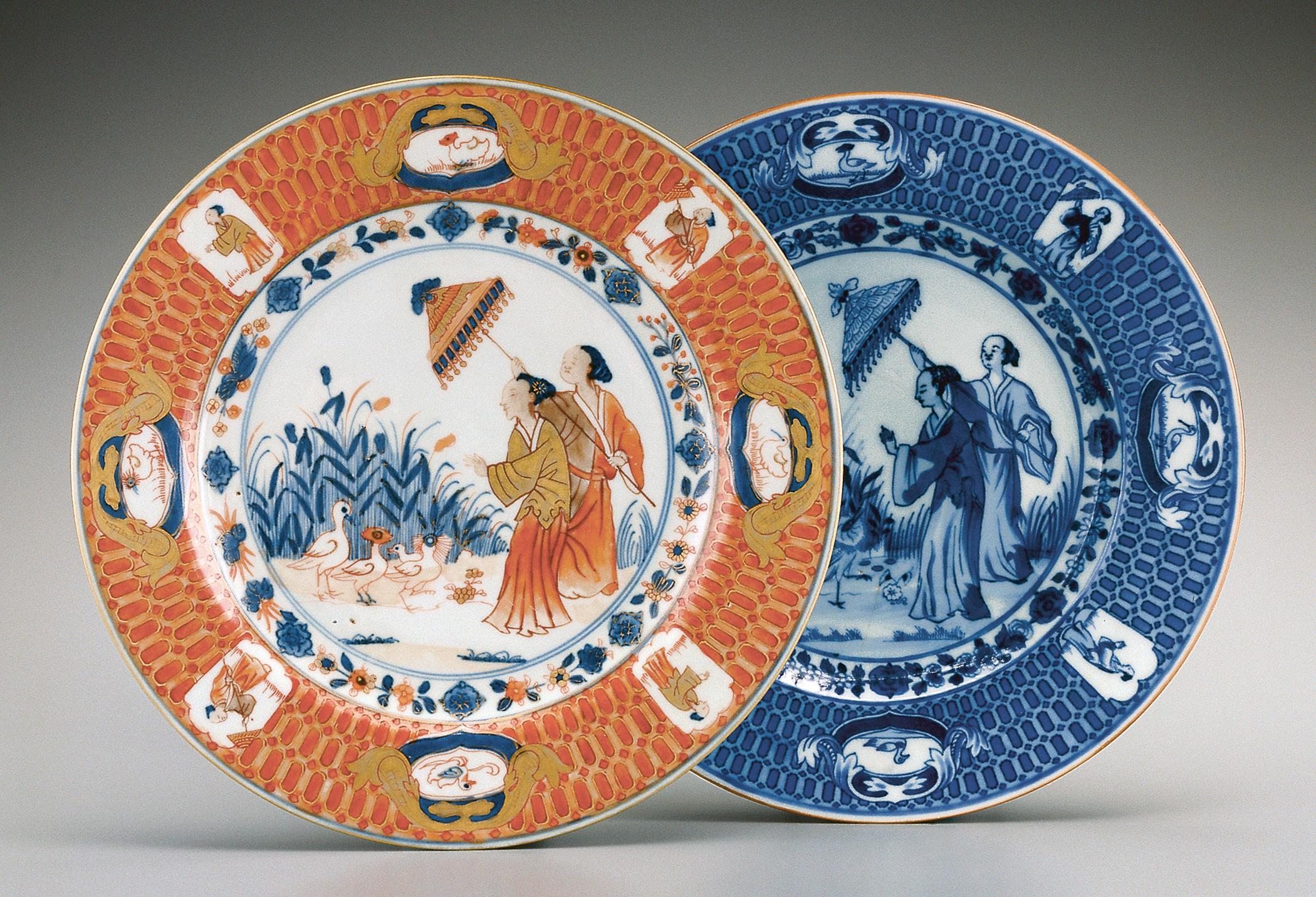 2000.0061.124, .021 Two Plates