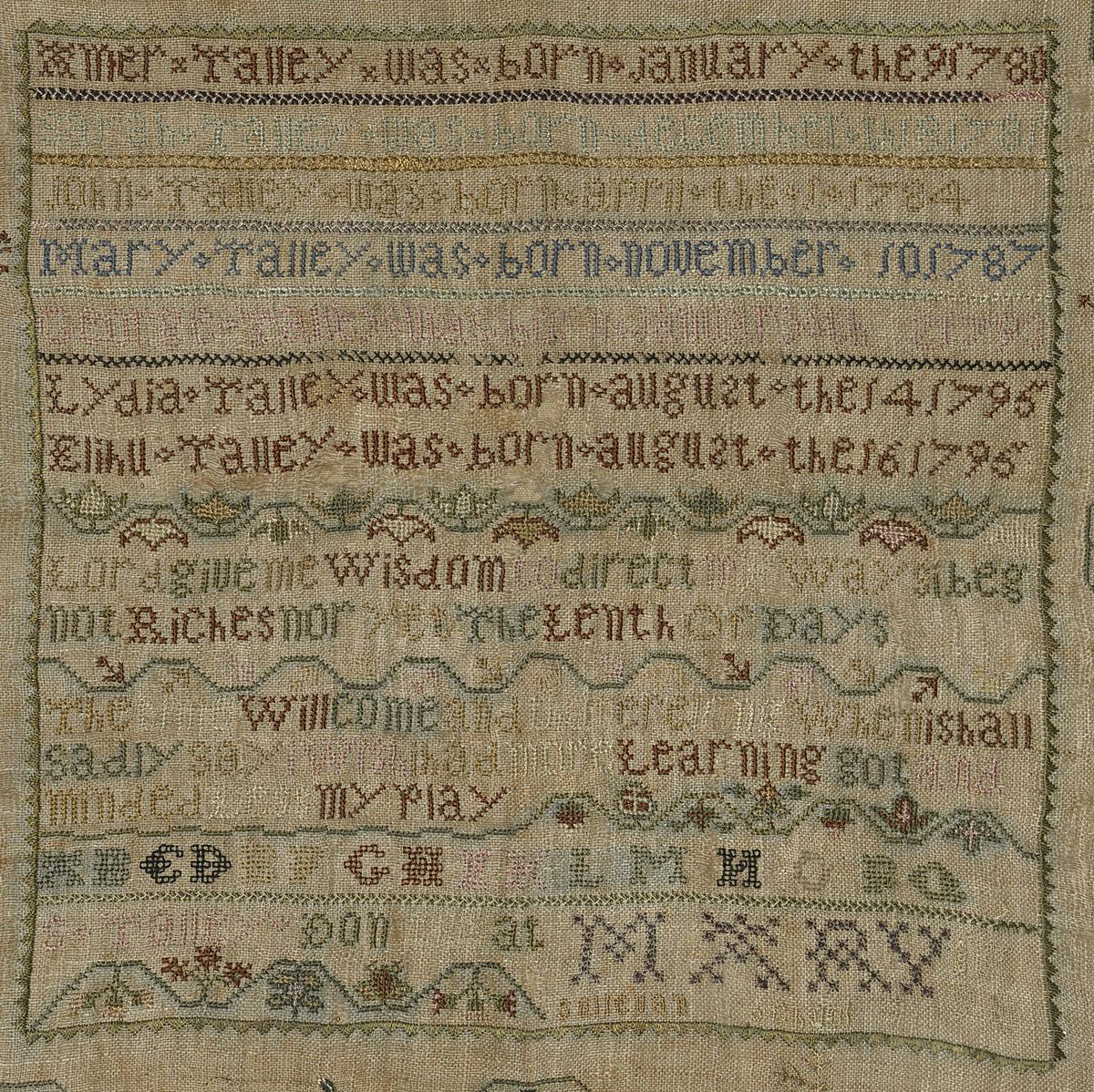 2000.0067 Sampler, Detail