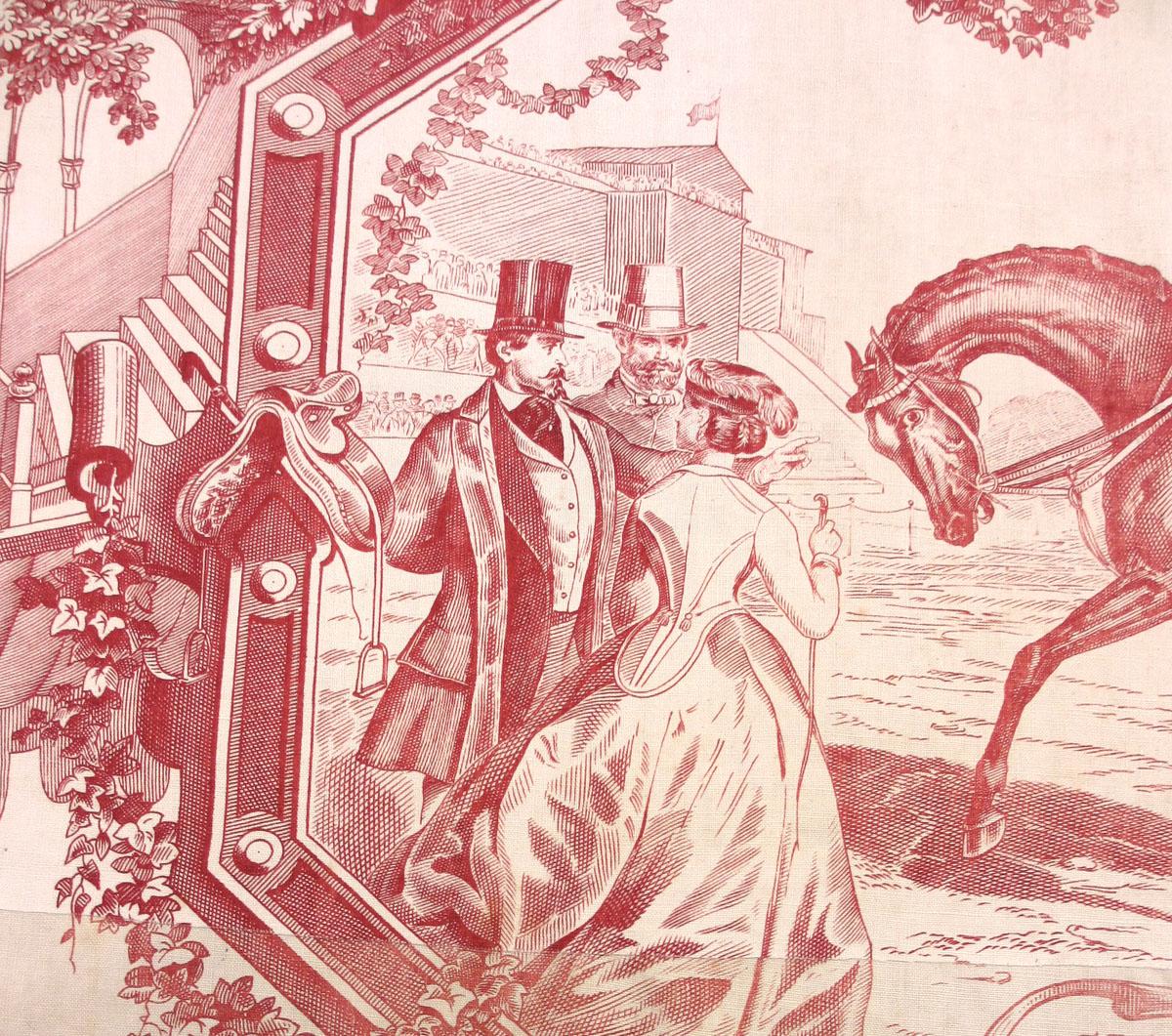 2000.0072 textile, printed detail 2