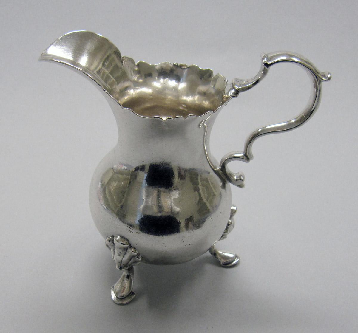 2001.0002.005 Silver Cream Pot side 1