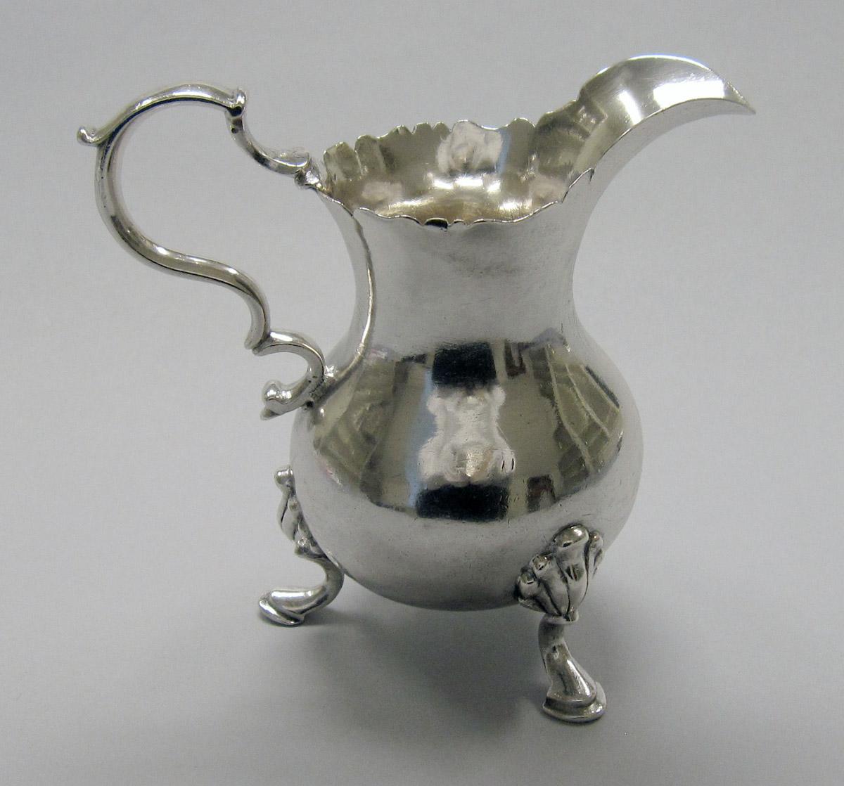 2001.0002.005 Silver Cream Pot side 2