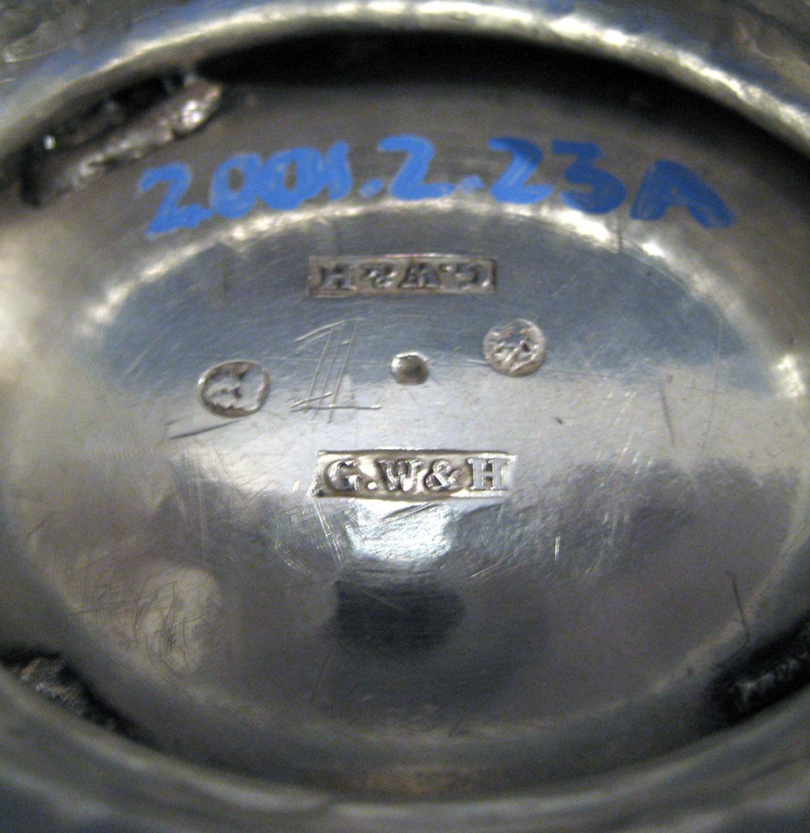 2001.0002.023 A, B Silver Tureen mark
