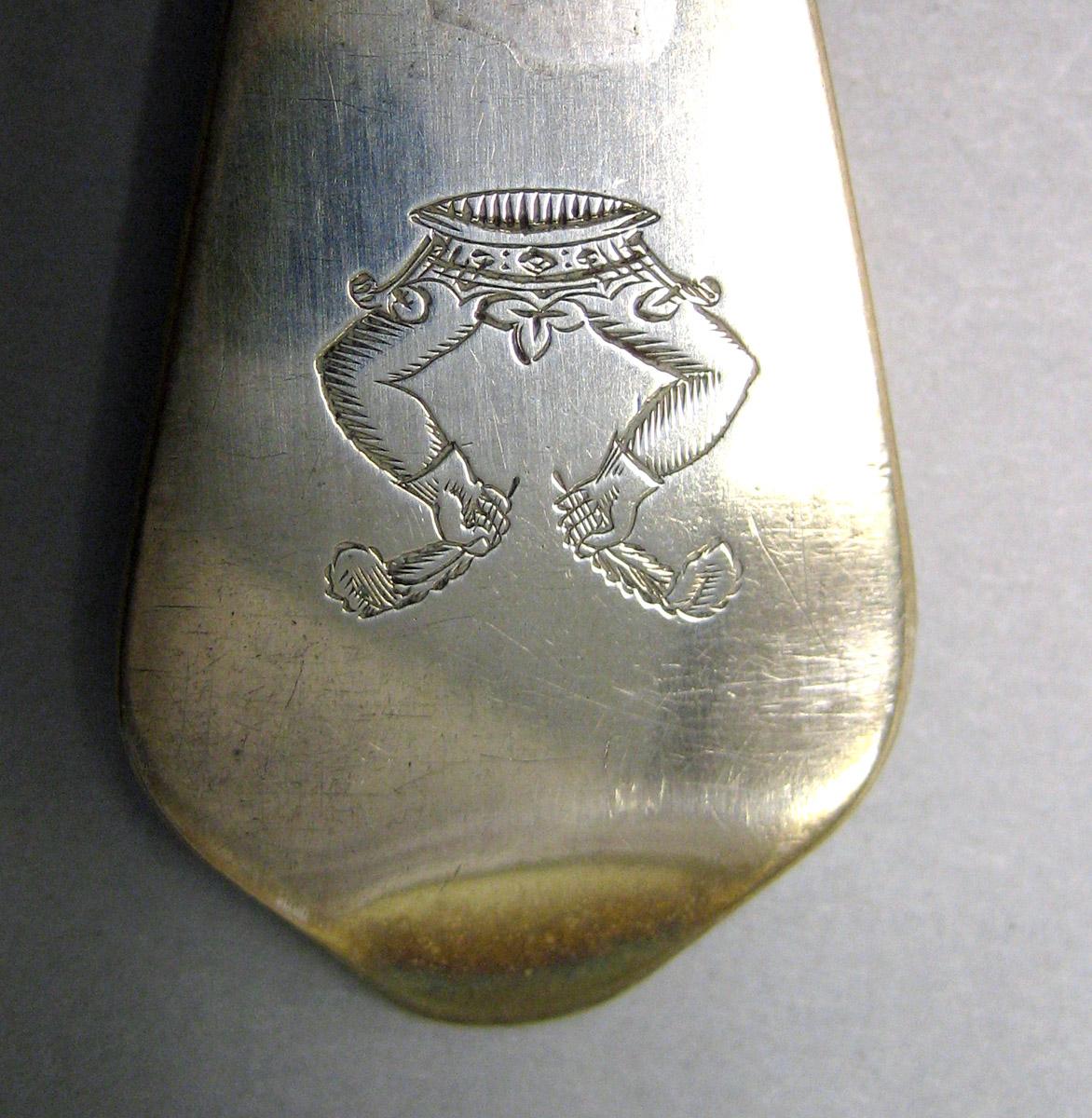 2001.0002.028 Silver Spoon engraving