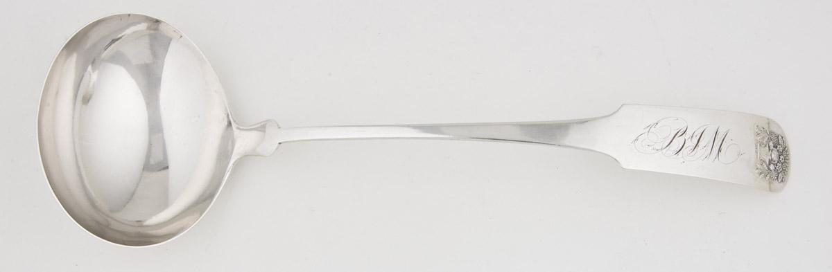2001.0002.031 Silver Ladle upper surface