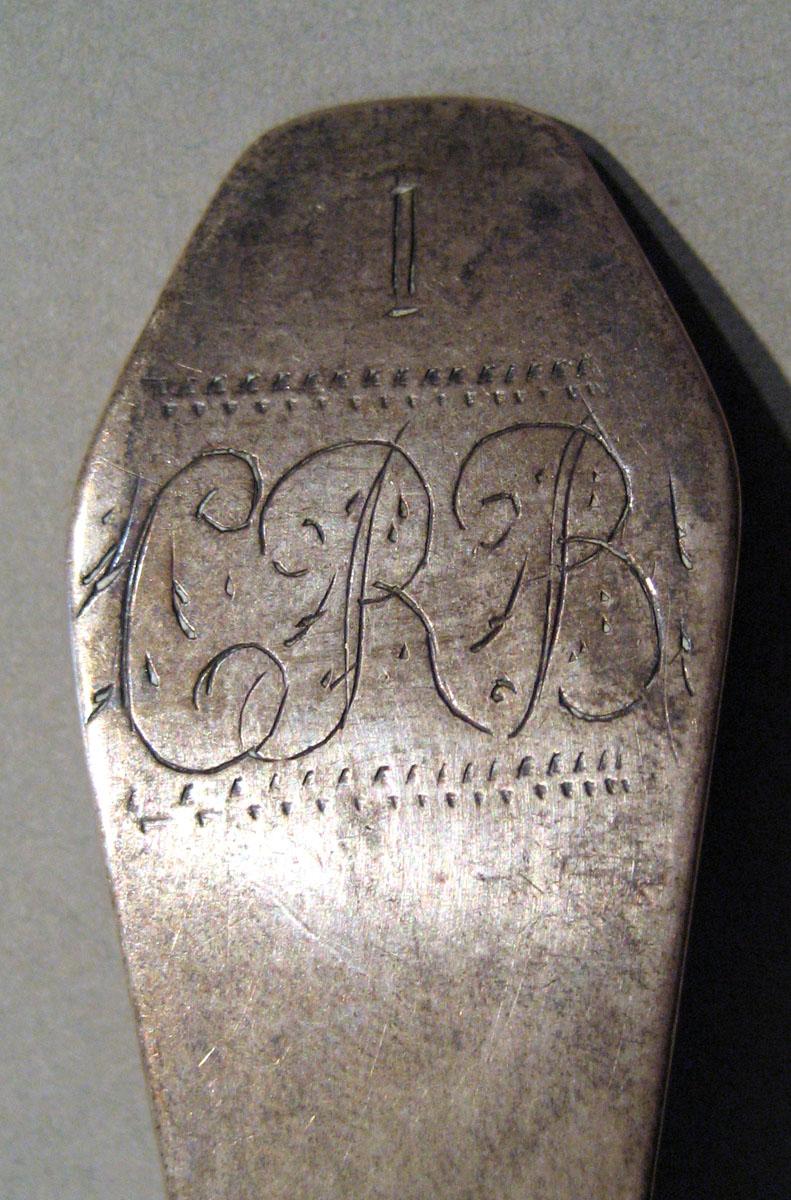 2001.0002.033.001 Silver Spoon engraving
