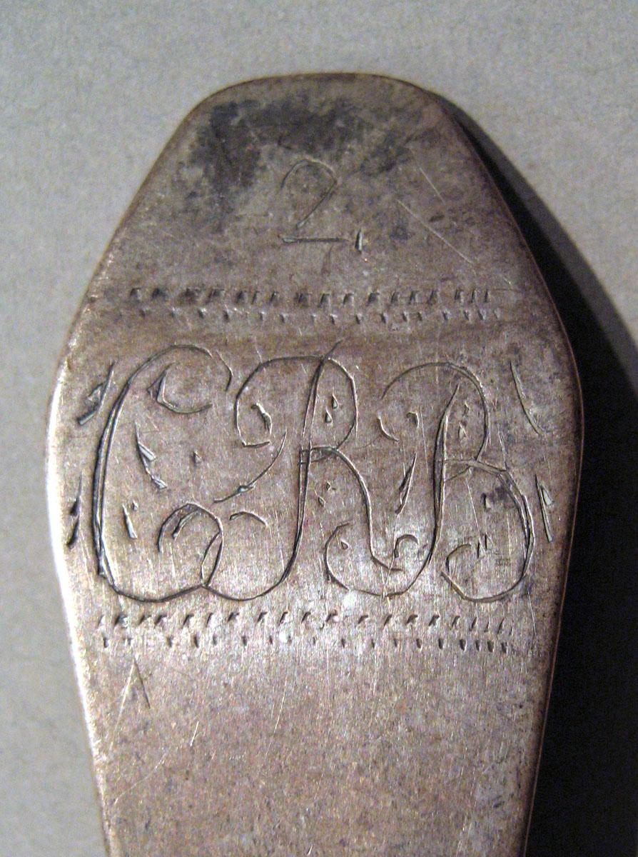 2001.0002.033.002 Silver Spoon engraving