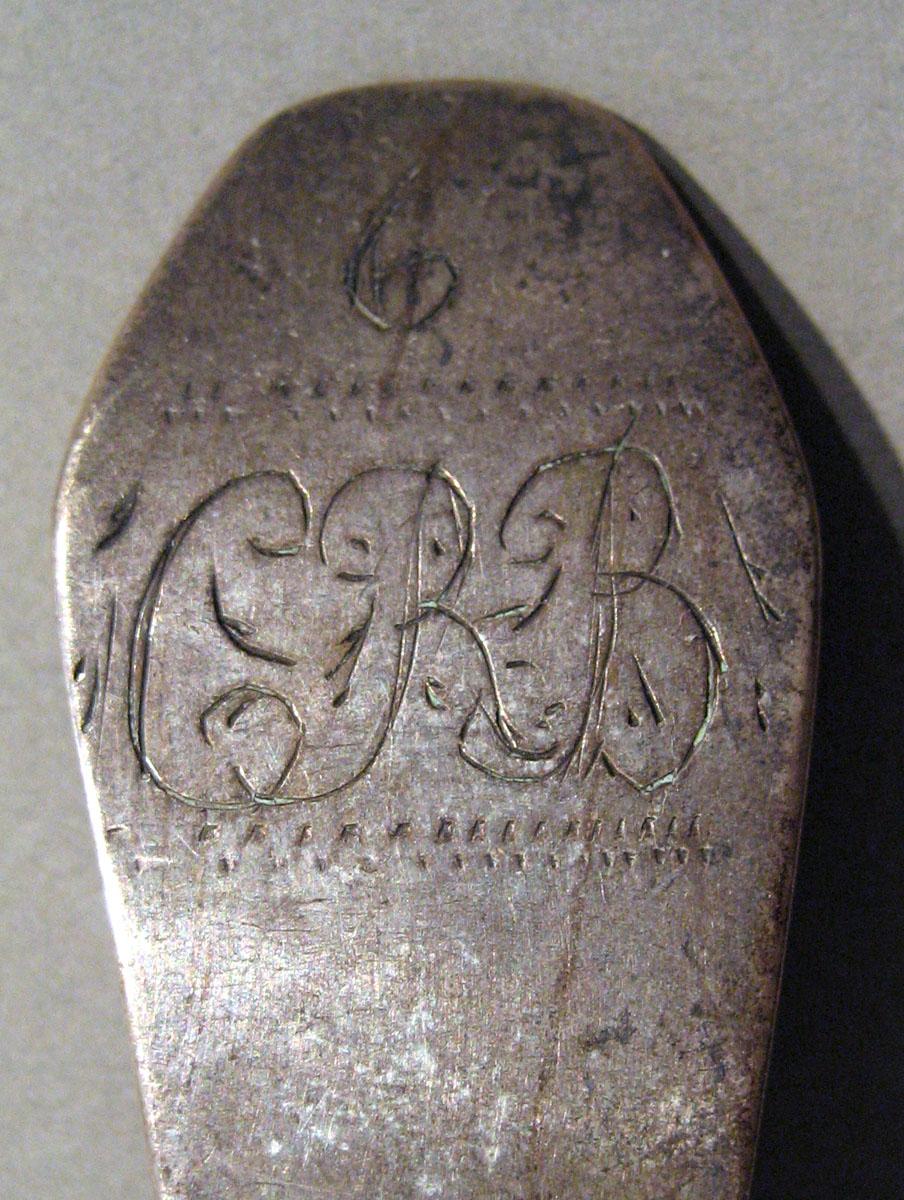 2001.0002.033.006 Silver Spoon engraving