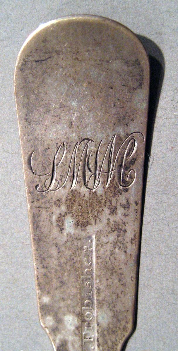 2001.0002.035.001 Silver Spoon engraving underside