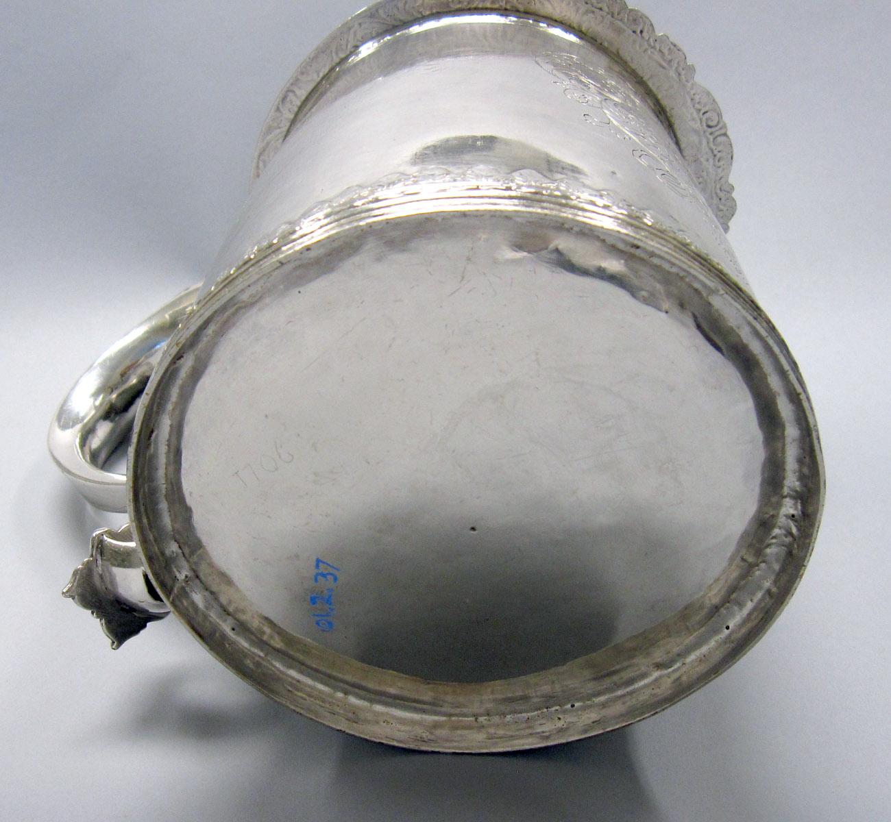 2001.0002.037 Silver Tankard underside