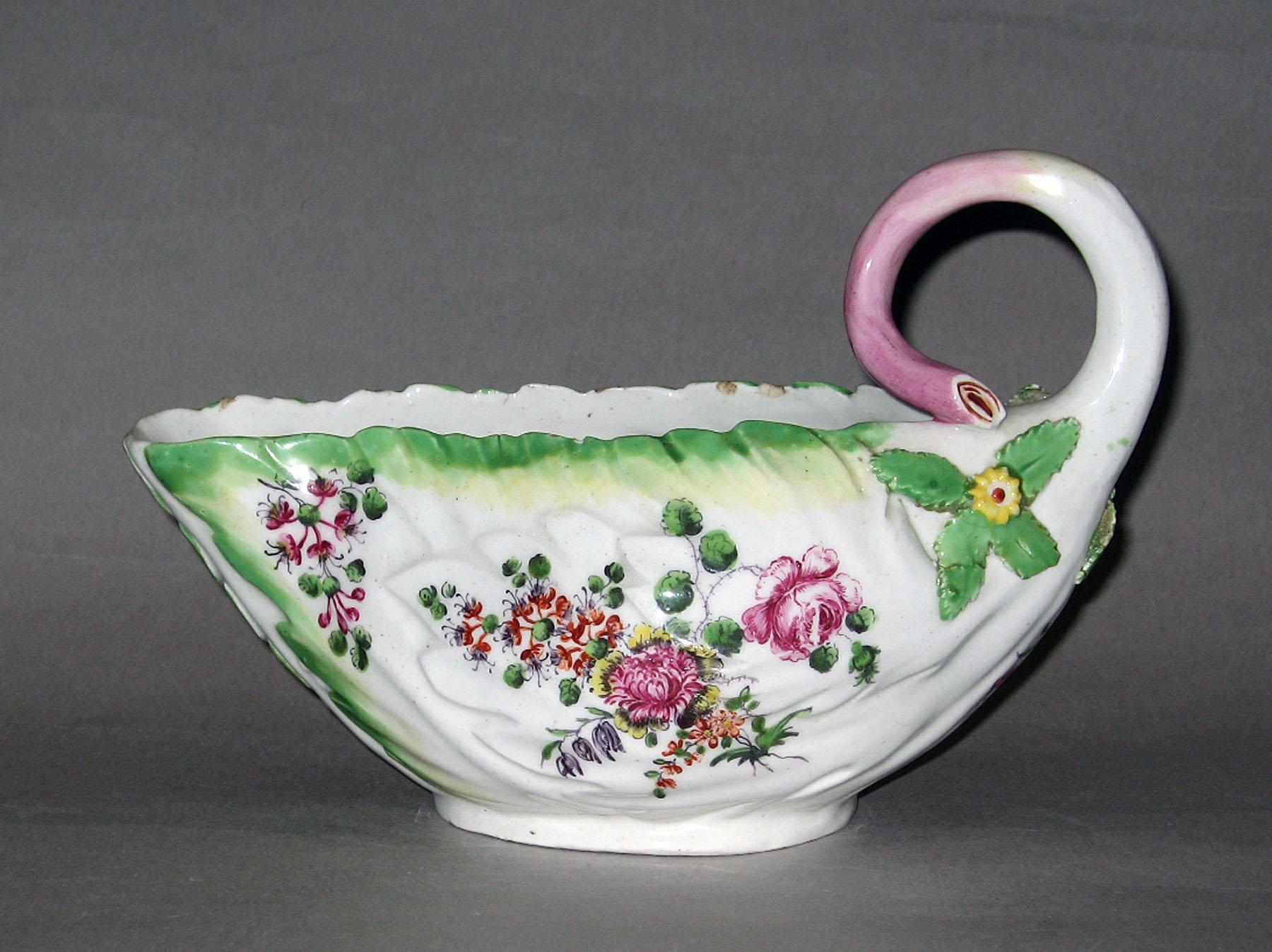 2001.0003.034 Soft-paste porcelain sauceboat