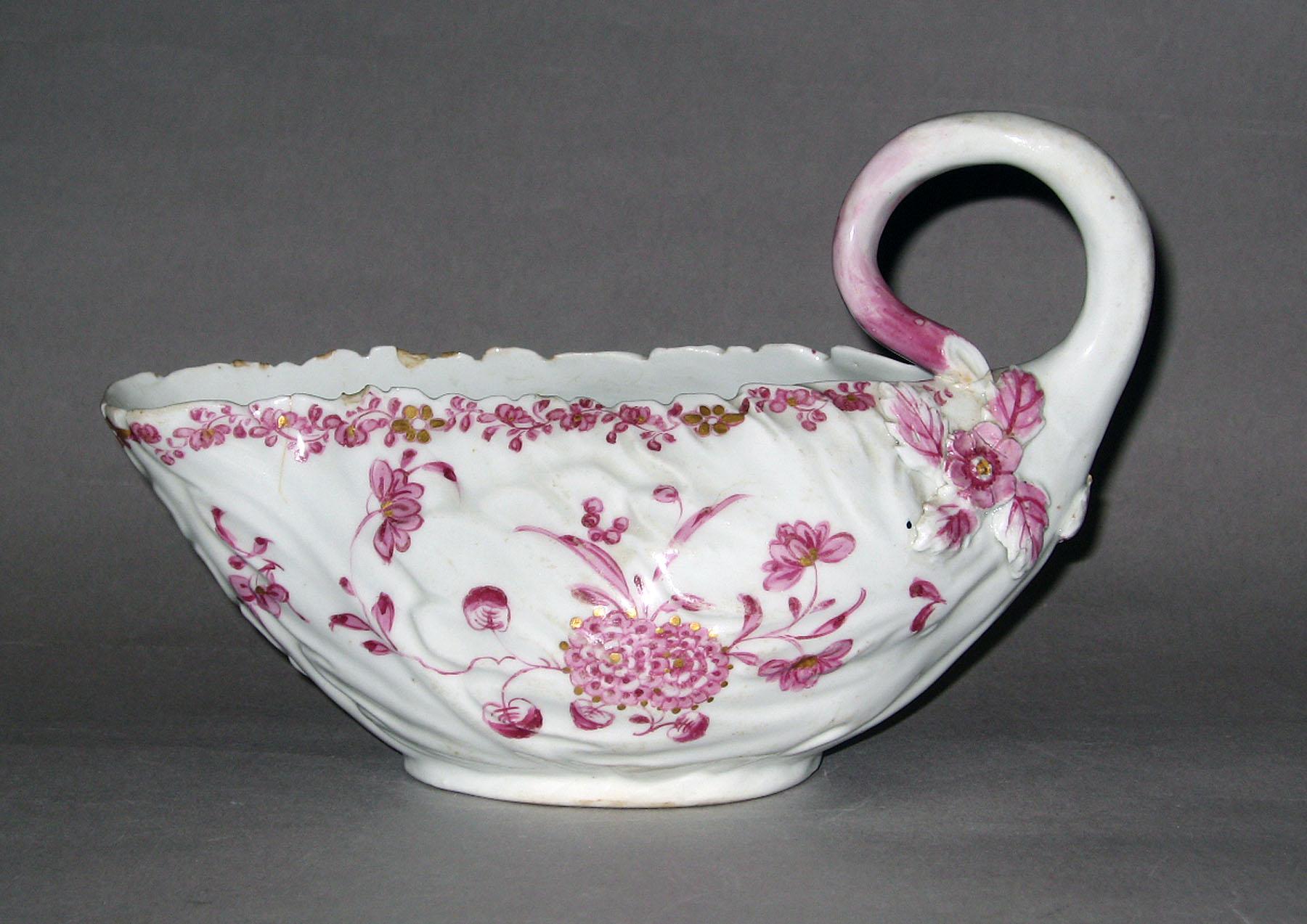 2001.0003.035 Soft-paste porcelain sauceboat