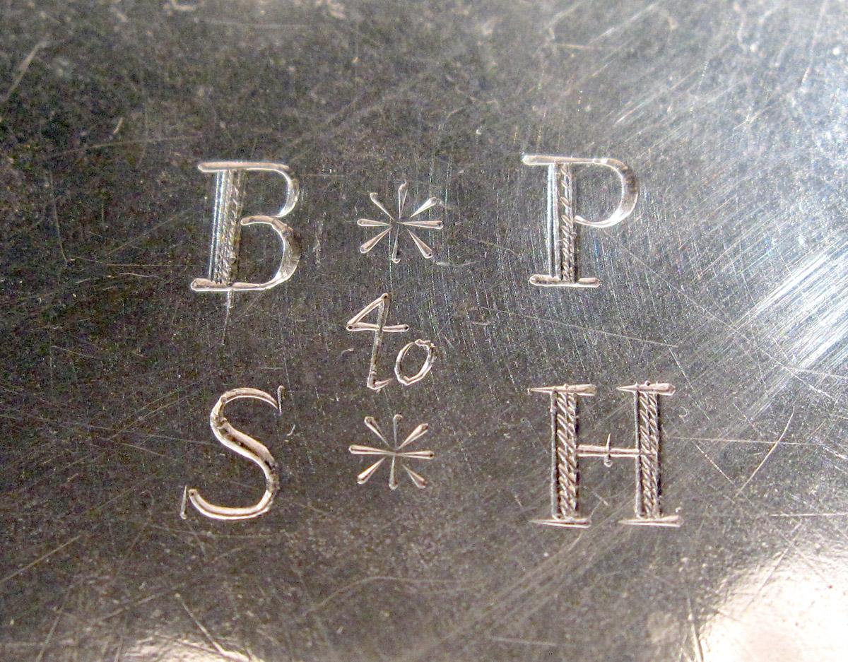 1953.0002 Silver Salver engraving