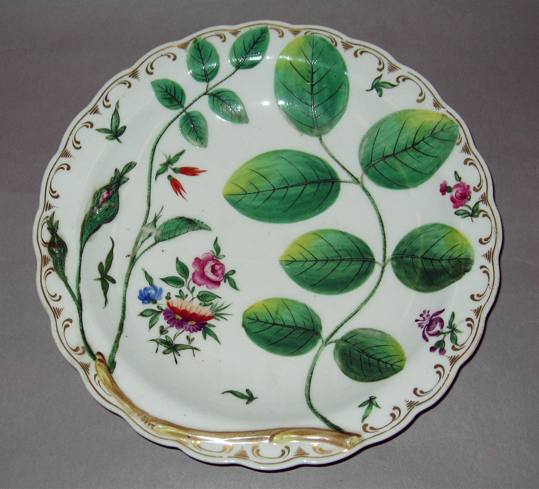2001.0003.037 "Blind Earl" dessert plate