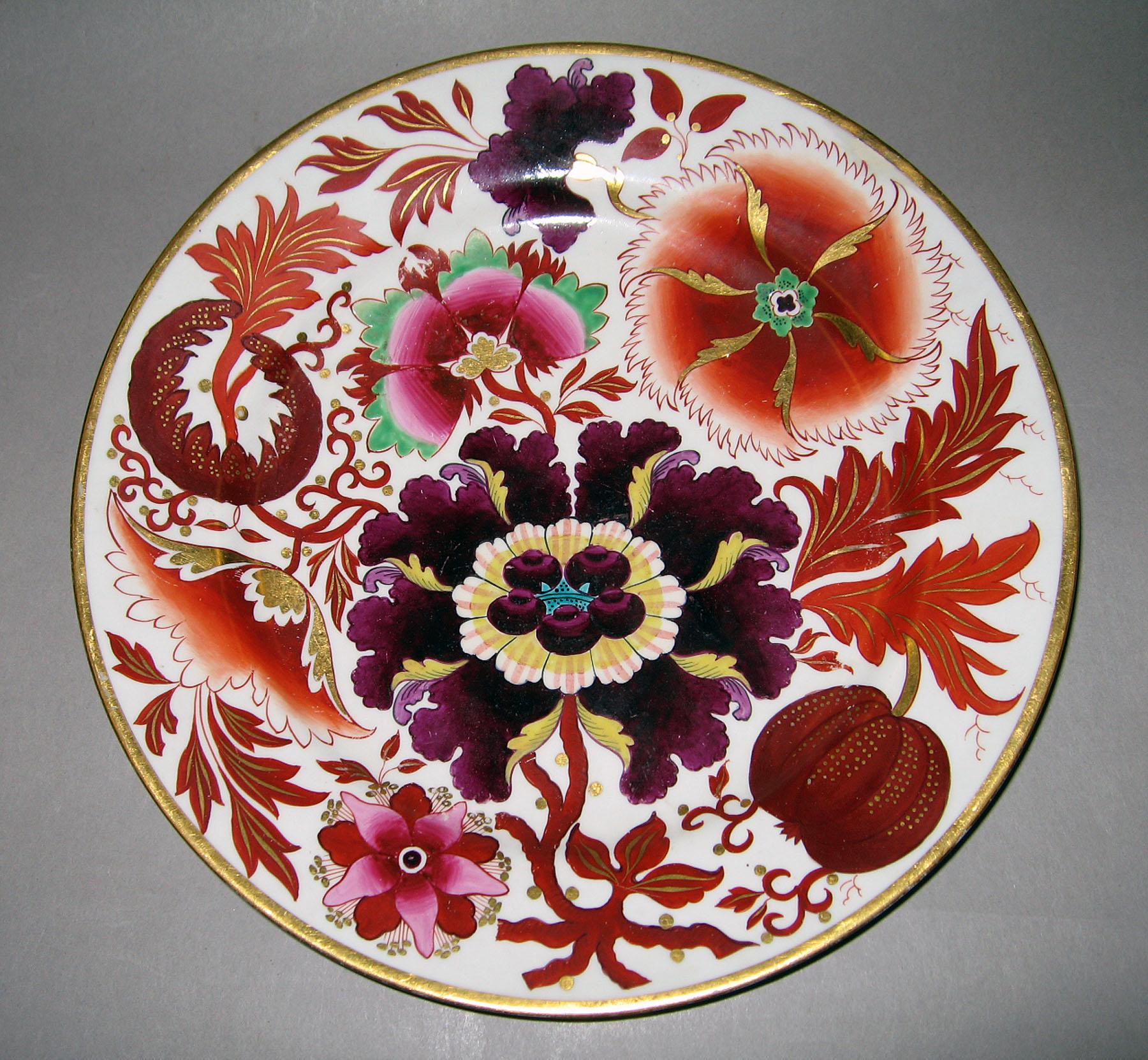 2001.0003.041.001 Barr Flight and Barr Worcester plate