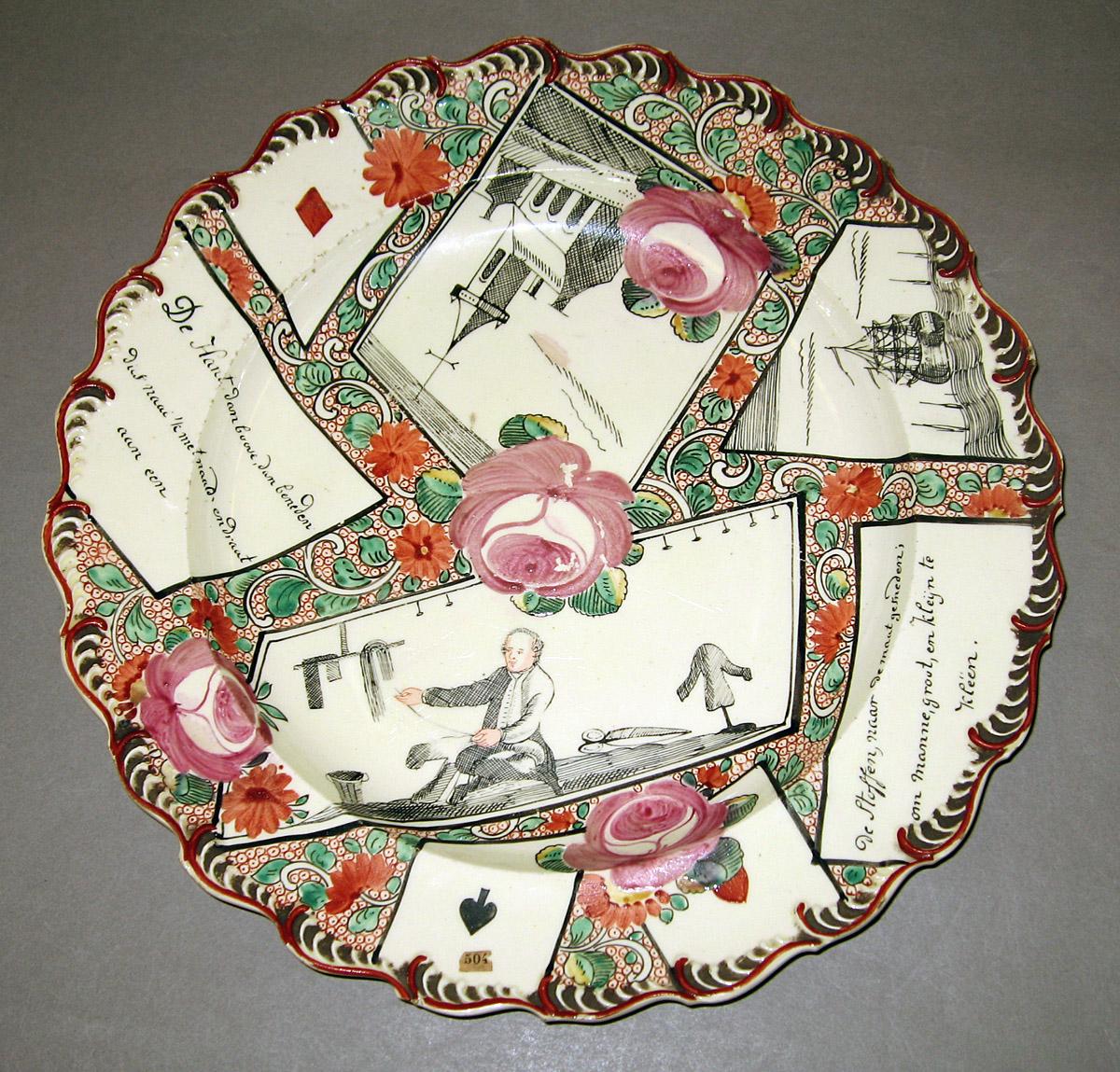 2001.0003.044 Creamware plate