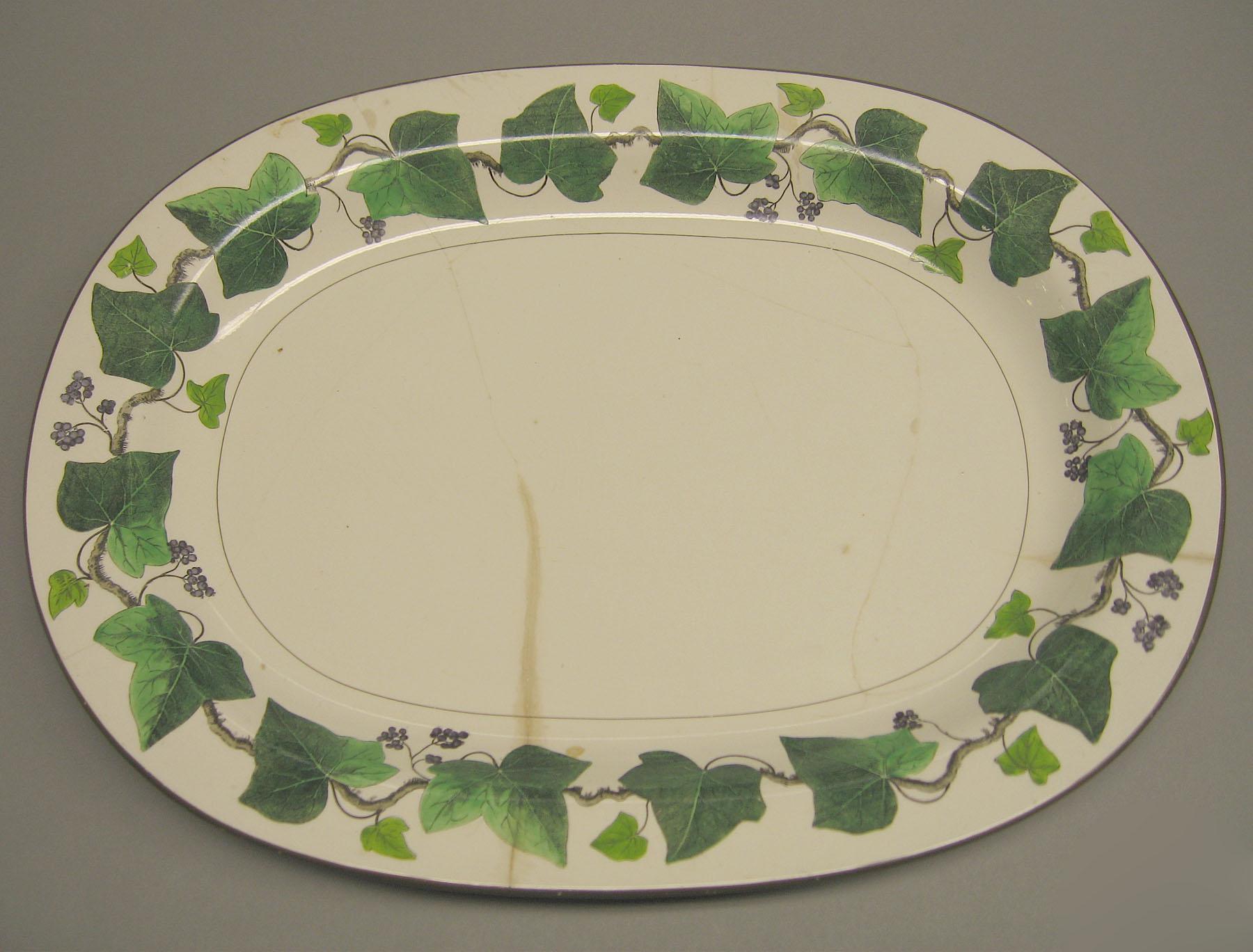 2001.0006.002 Creamware dish