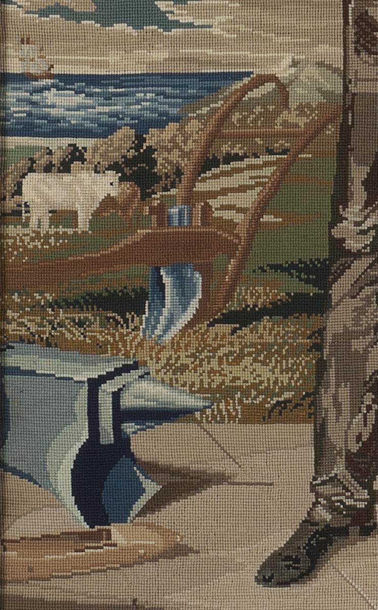 2001.0014 A Needlework Picture, Detail 3