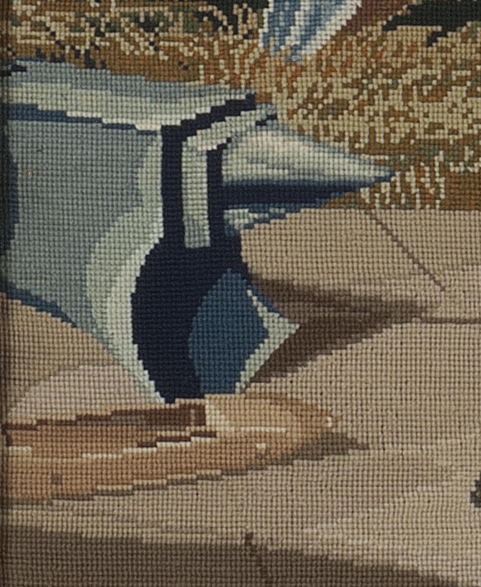 2001.0014 A Needlework Picture, Detail 5