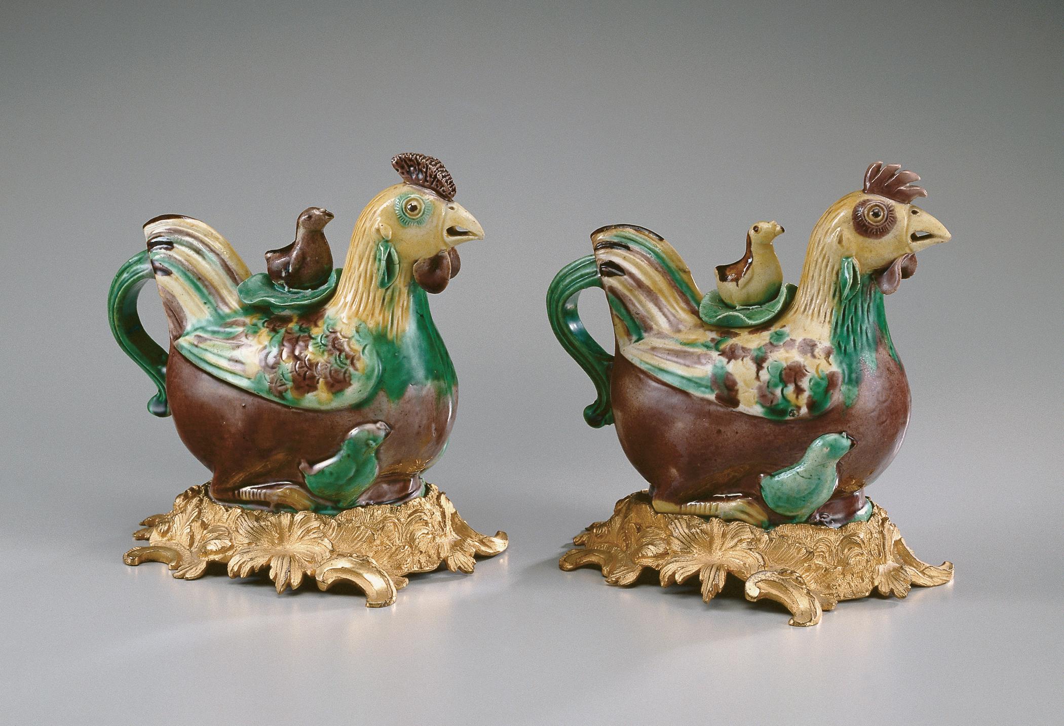 2001.0015.008.001 A, B, .002 A, B Pair of Ewers