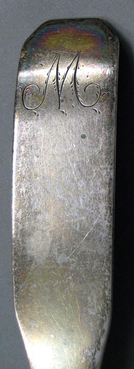 2001.0018 Silver Spoon engraving