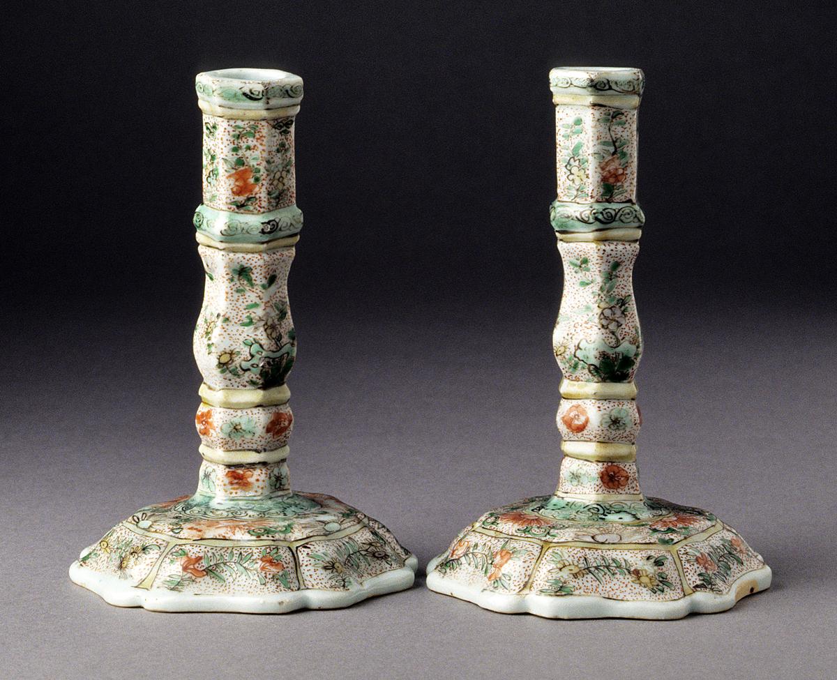 2001.0020.014.001, .002 Candlesticks