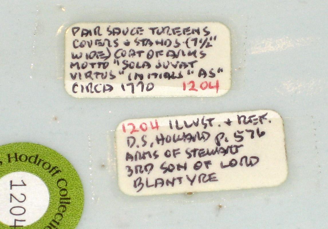 2001.0029.001 Tureen tags 2