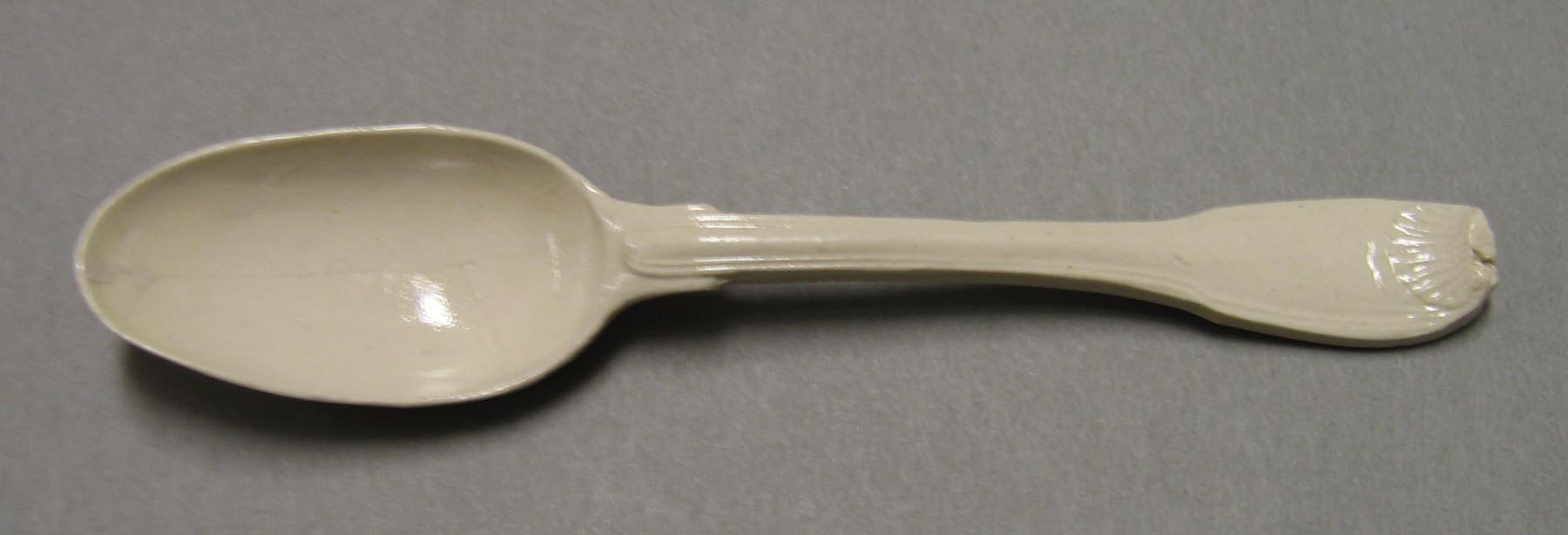 1958.0897 Salt-glazed stoneware spoon