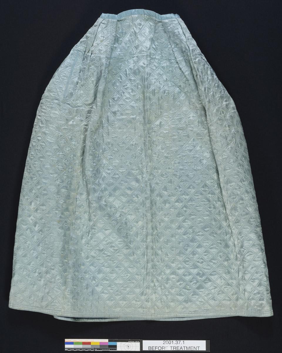 2001.0037.001 Petticoat, before conservation treatment