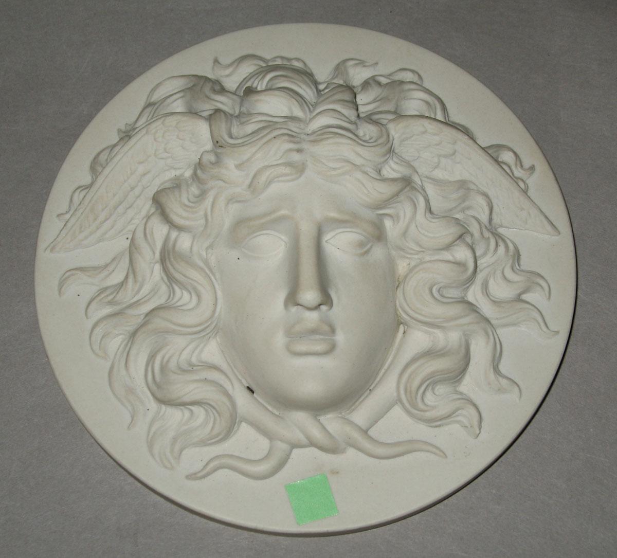 2001.0039.003 Stoneware Medusa medallion