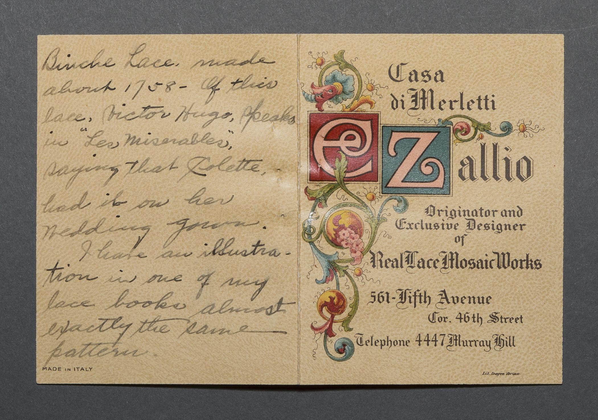 2002.0001.001.016 Passamenterie, tag, side 2