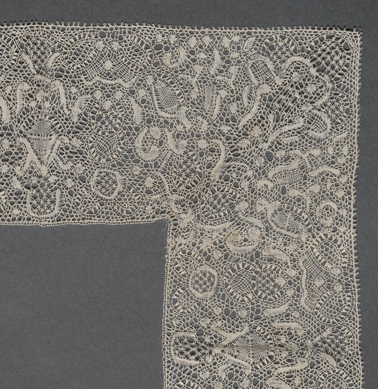 2002.0001.001.019 Handkerchief, detail 1, reverse