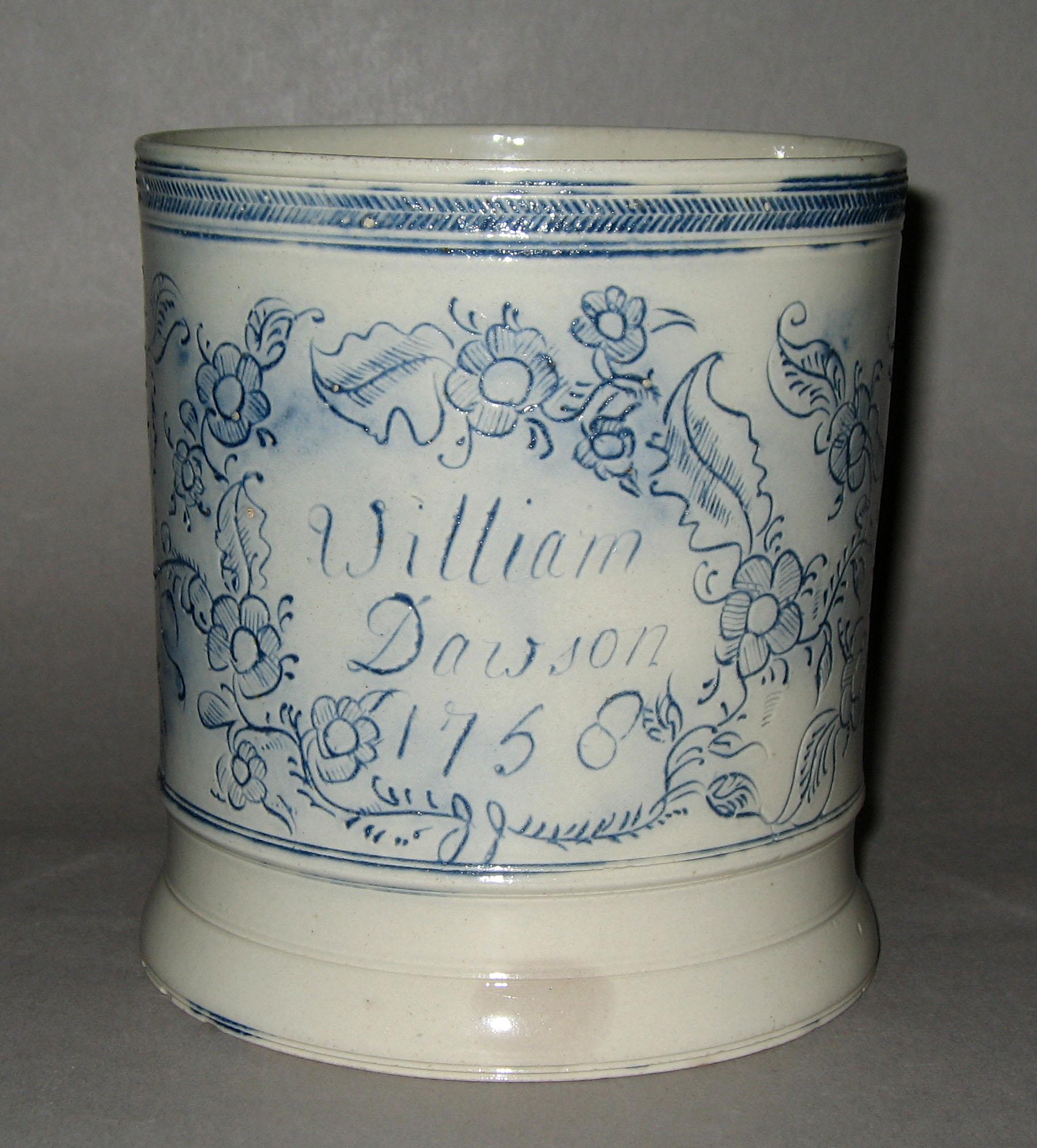 1958.0920 Scratch blue mug (front)