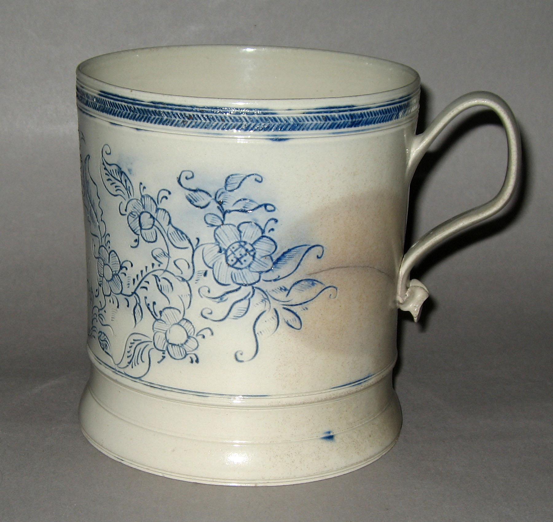 1958.0920 Scratch blue mug (side)