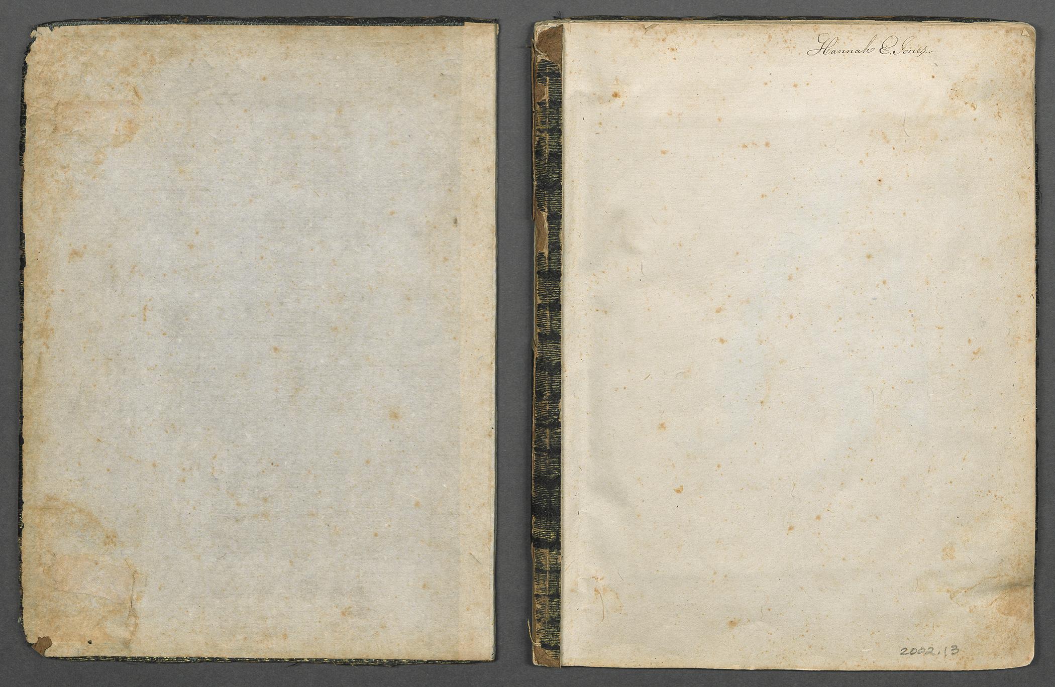 2002.0013 Album, Front cover and page 1