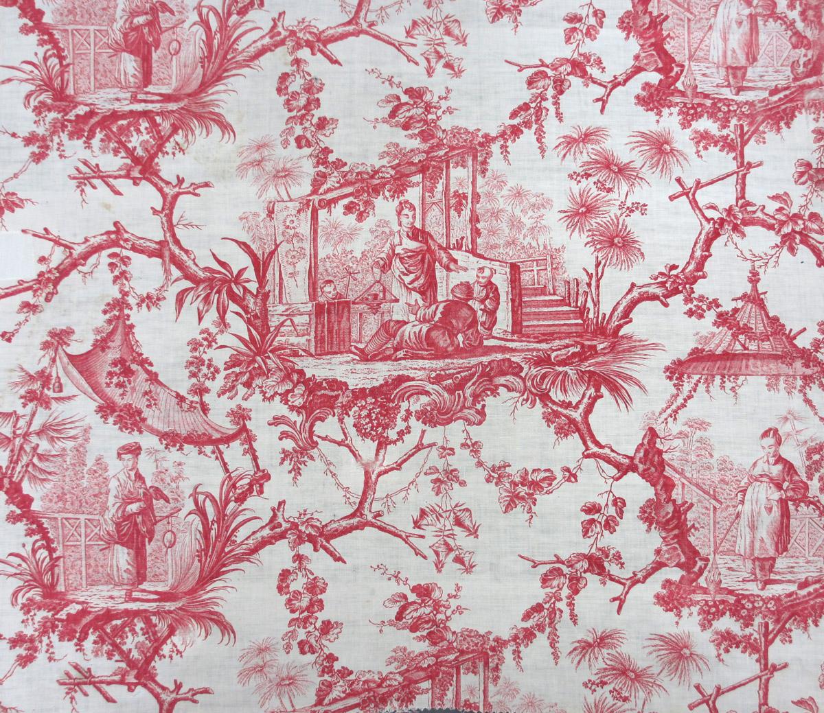2002.0016 Textile, printed repeat